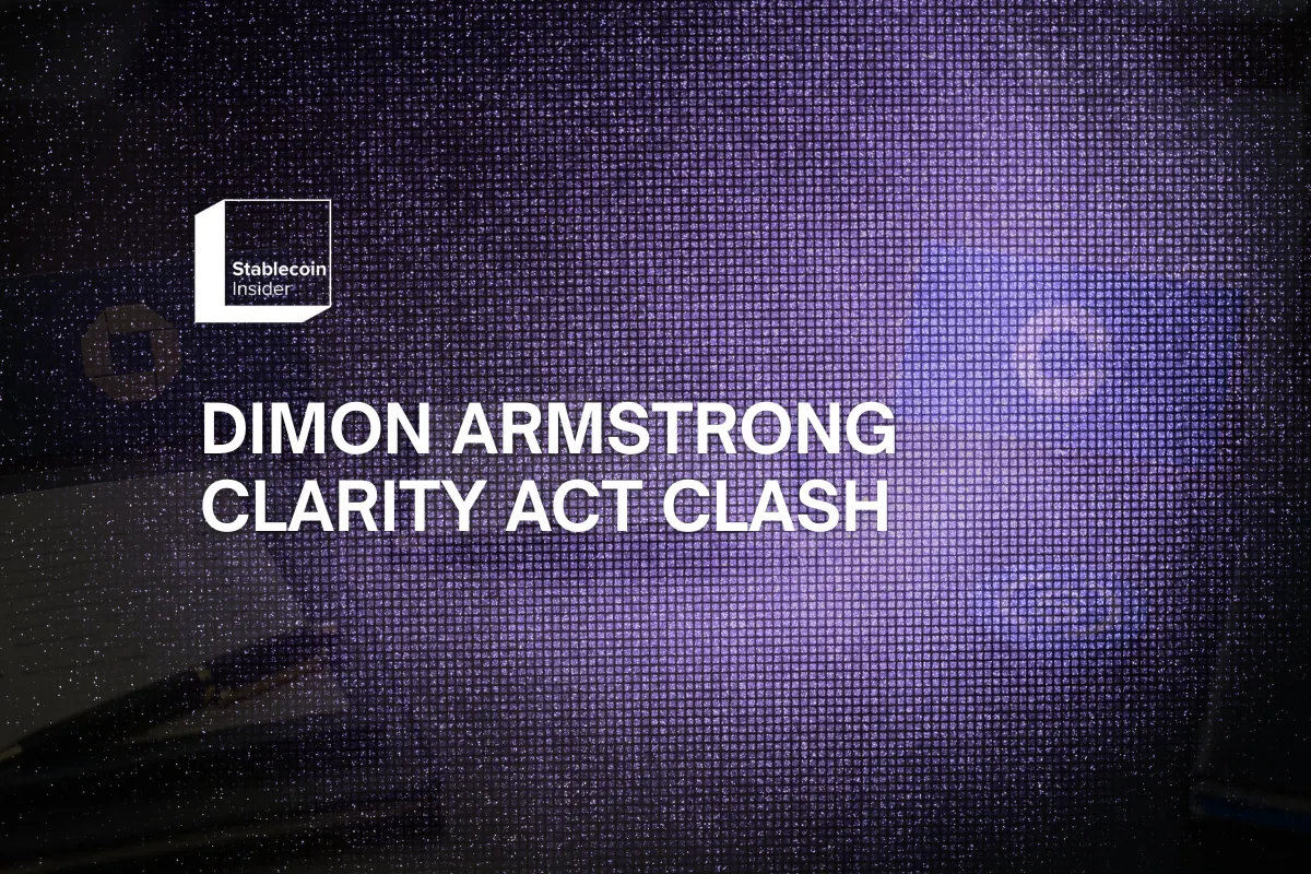 Dimon Armstrong CLARITY Act Clash