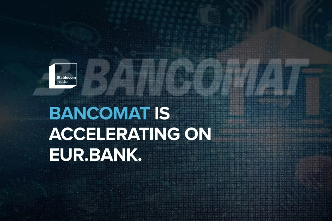 BANCOMAT Advances EUR.BANK Euro Stablecoin Project With Nine Major Italian Banks