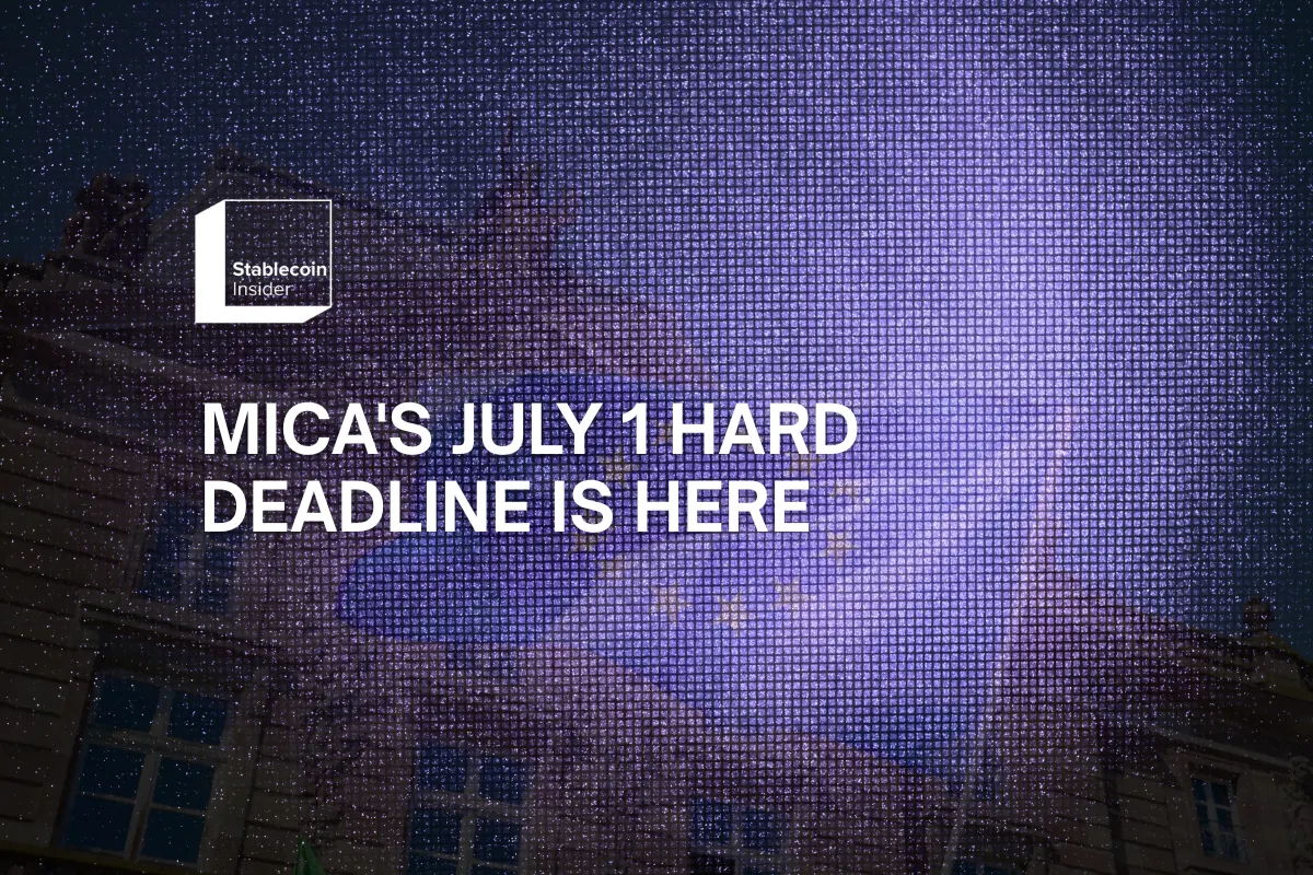 MiCA's July 1 Hard Deadline Is Here