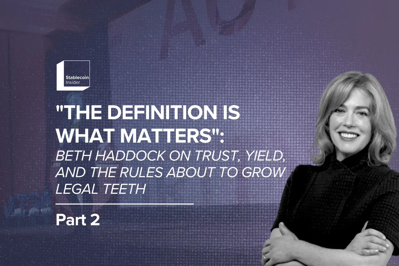 "The Definition Is What Matters": Beth Haddock on Trust, Yield, and the Rules About to Grow Legal Teeth
