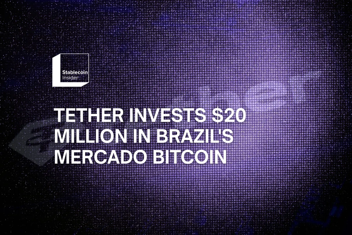 Tether Invests $20 Million in Brazil's Mercado Bitcoin