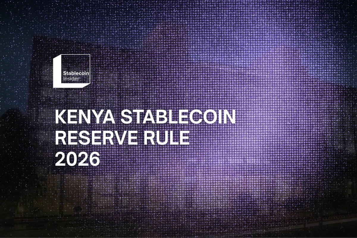 Kenya Stablecoin Reserve Rule 2026