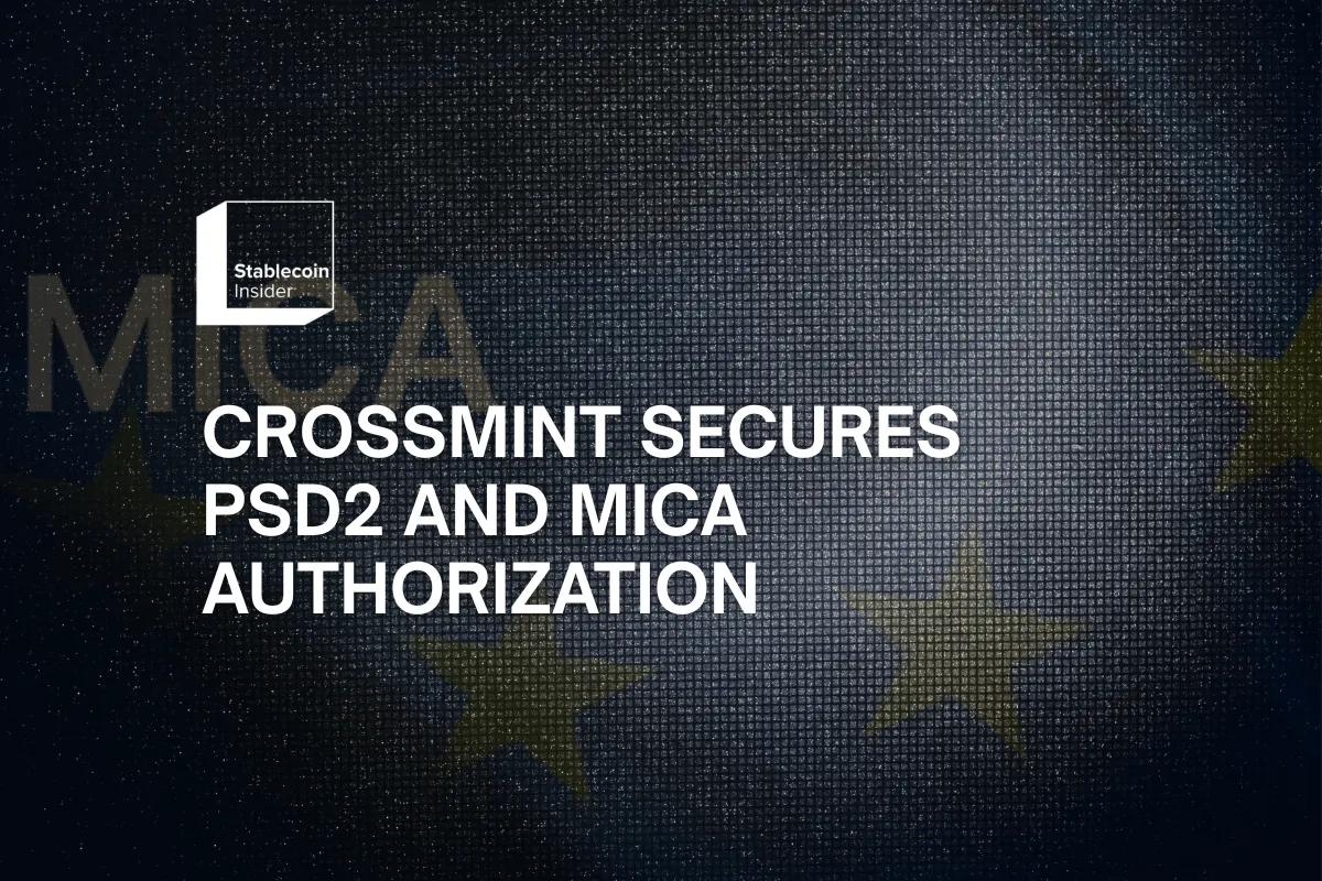 Crossmint Secures PSD2 and MiCA Authorization