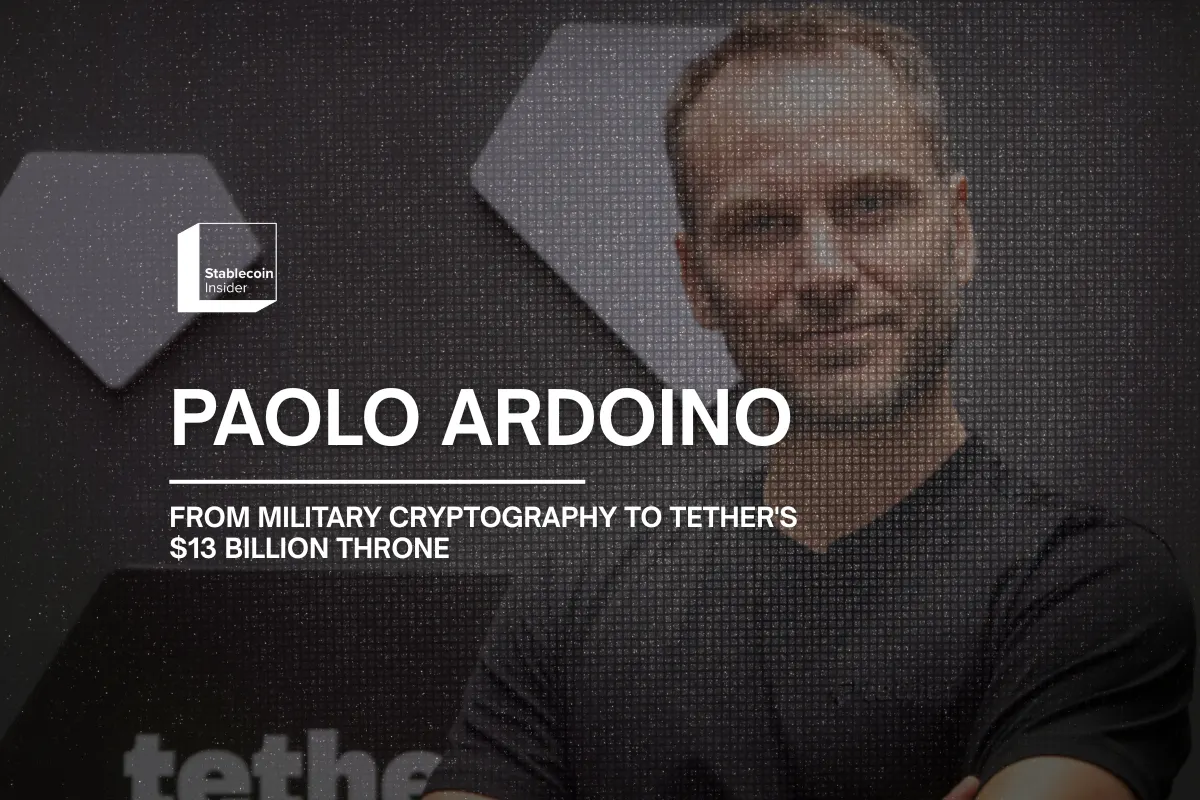 Paolo Ardoino: From Military Cryptography to Tether's $13 Billion Throne