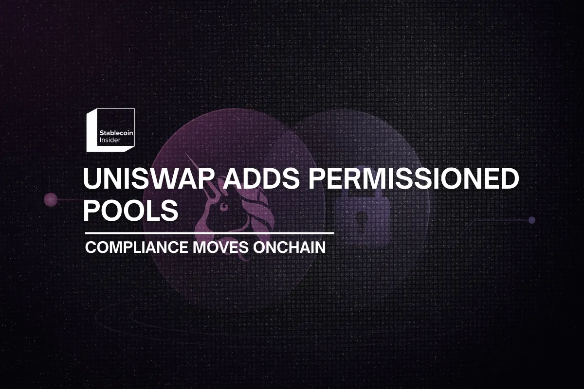 UNISWAP ADDS PERMISSIONED POOLS