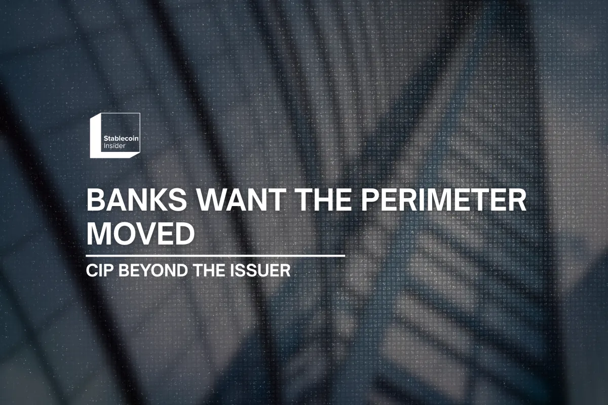 Big Banks Ask FinCEN to Push Stablecoin Identity Rules Past the Issuer