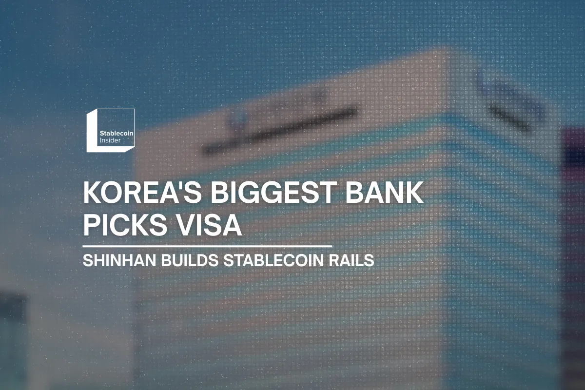Shinhan Signs Visa Deal to Build Korea's Stablecoin Payment Rails
