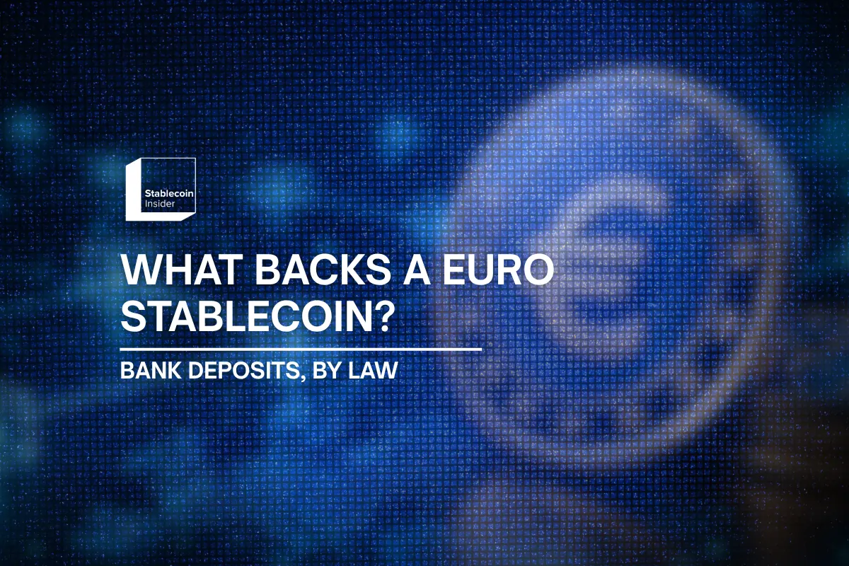 What Actually Backs a Euro Stablecoin?