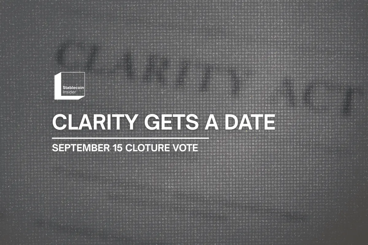 Thune Files Cloture on CLARITY Act, Setting Up September 15 Vote With Stablecoin Rewards Unresolved