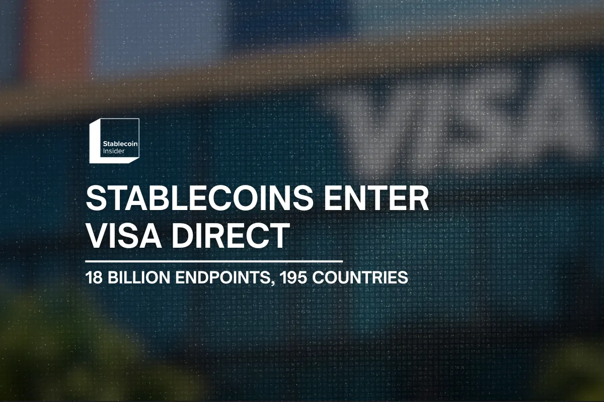 Visa Adds Stablecoin Prefunding and Payouts to Visa Direct Through zerohash