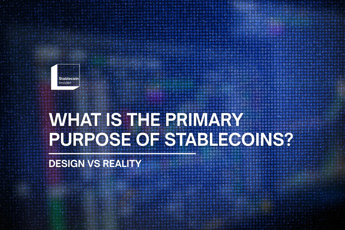 What Is the Primary Purpose of Stablecoins?