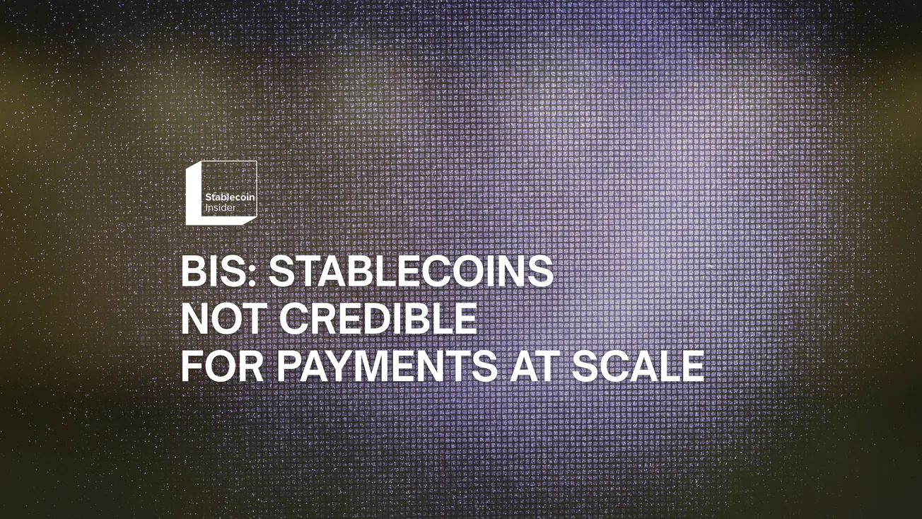BIS Chief Says Stablecoins Are Not Credible for Payments at Scale