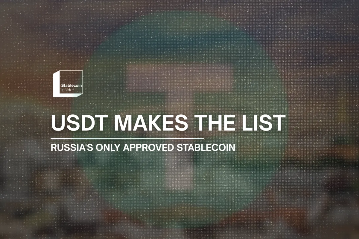 Russia Names USDT the Only Stablecoin Retail Investors May Buy