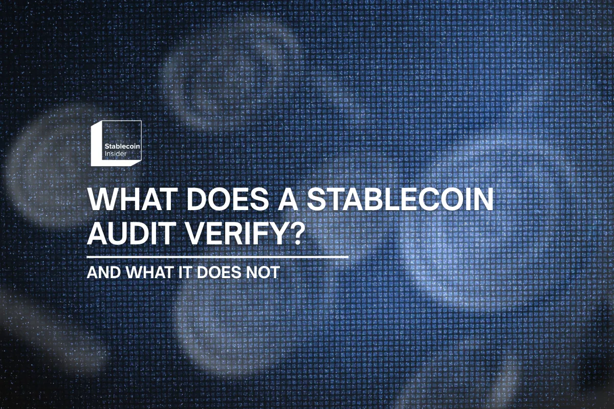 What Does a Stablecoin Audit Actually Verify?