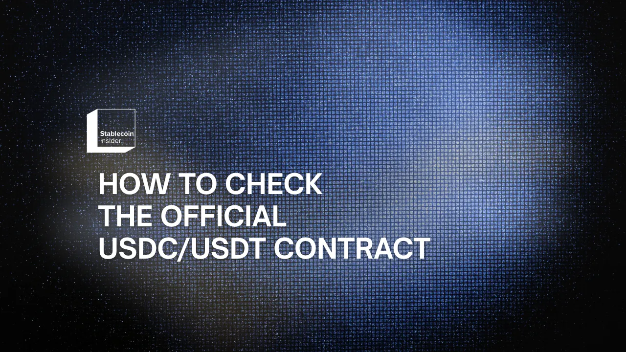How to Check the Official USDC or USDT Contract
