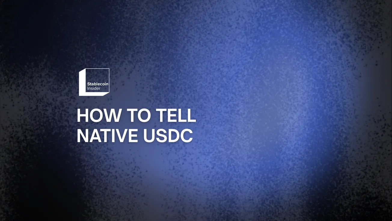 How to Tell Native USDC from Bridged USDC