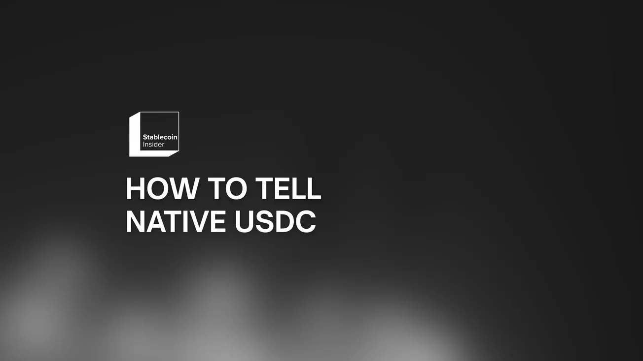How to Tell Native USDC from Bridged USDC