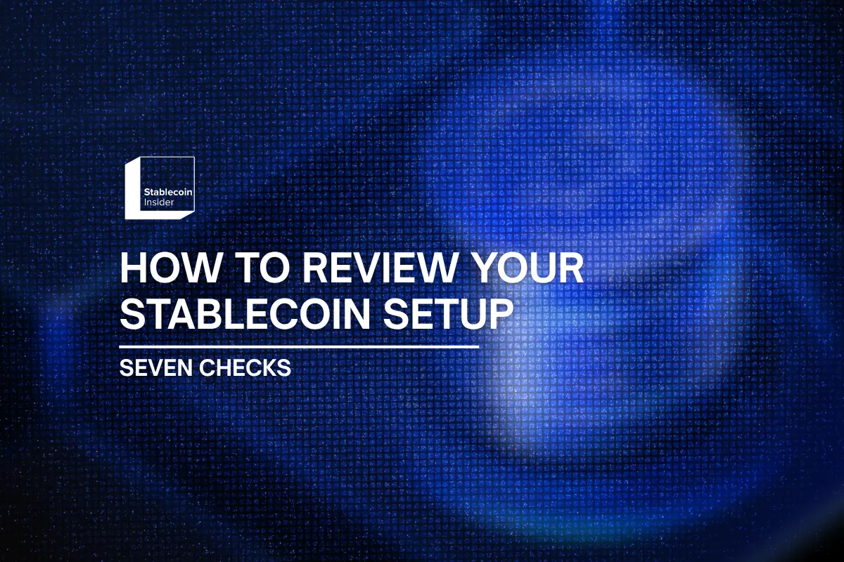 How to Review Your Stablecoin Setup