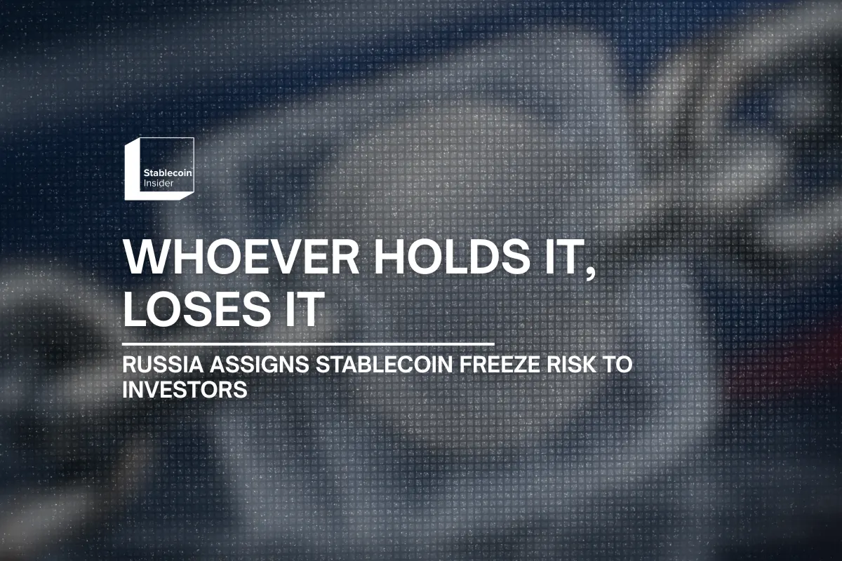 Russia Says Investors Eat the Loss if Foreign Stablecoins Freeze