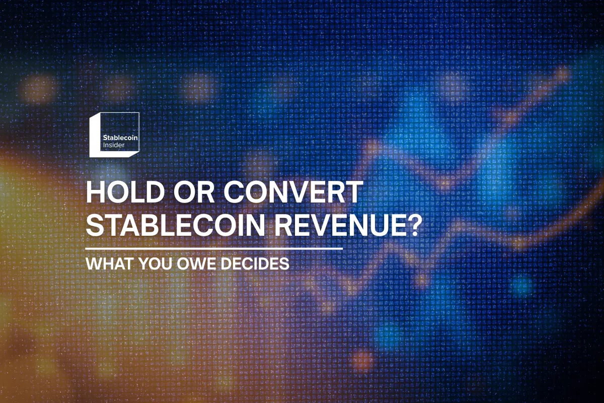 Should a SaaS Company Hold or Convert Stablecoin Revenue?