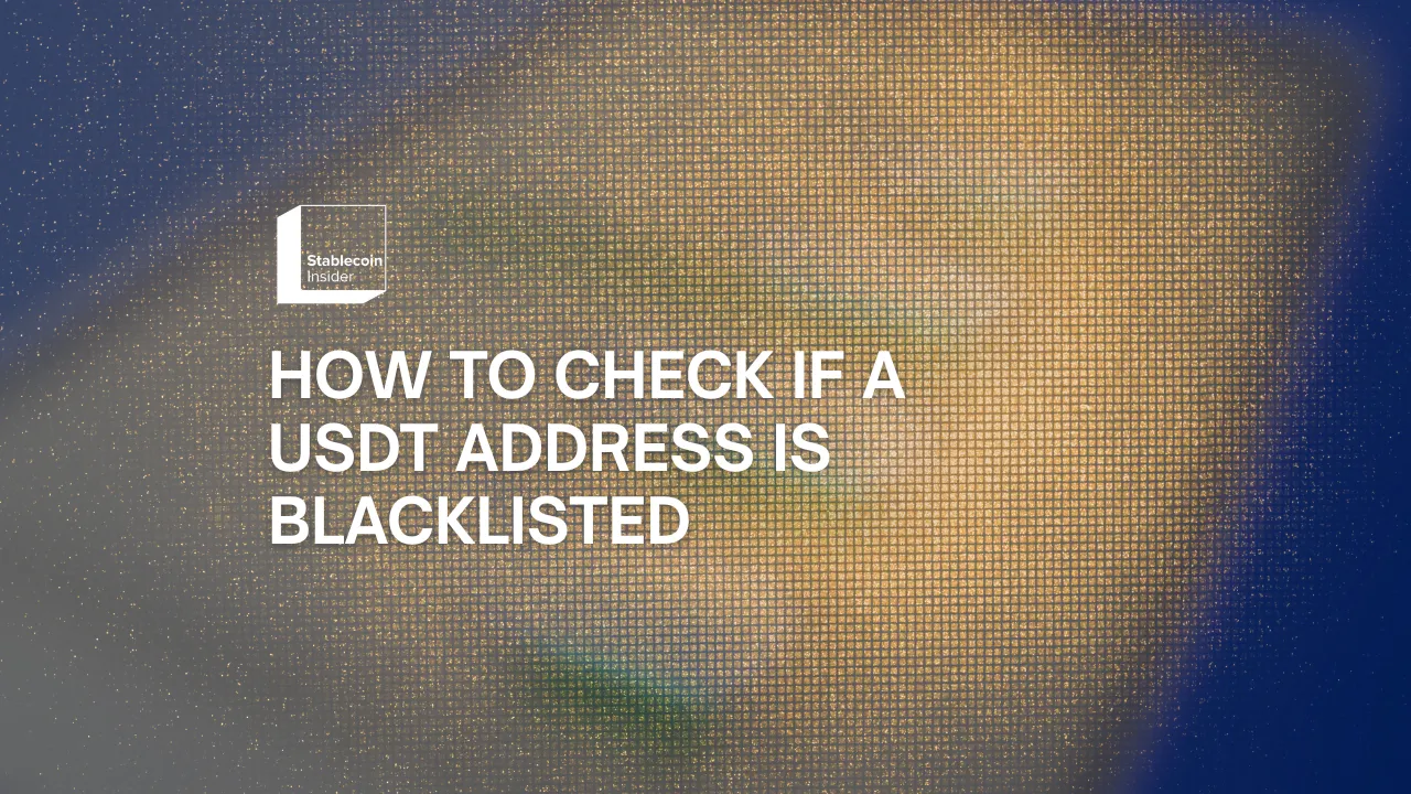 How to Check if a USDT Address Is Blacklisted (2026)