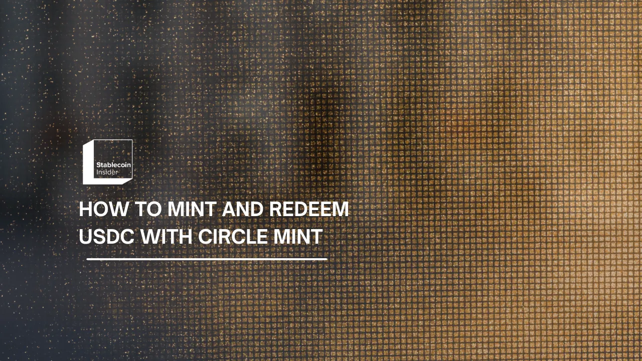 How to Mint and Redeem USDC with Circle Mint (2026)