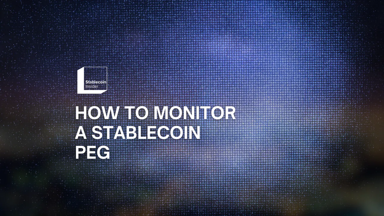 How to Monitor a Stablecoin Peg (2026)