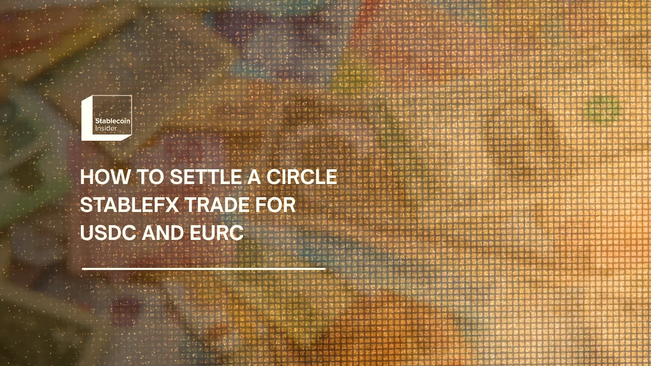How to Settle a Circle StableFX Trade for USDC and EURC (2026)