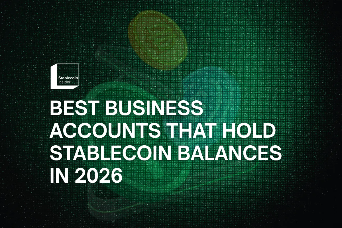 Best Business Accounts That Hold Stablecoin Balances