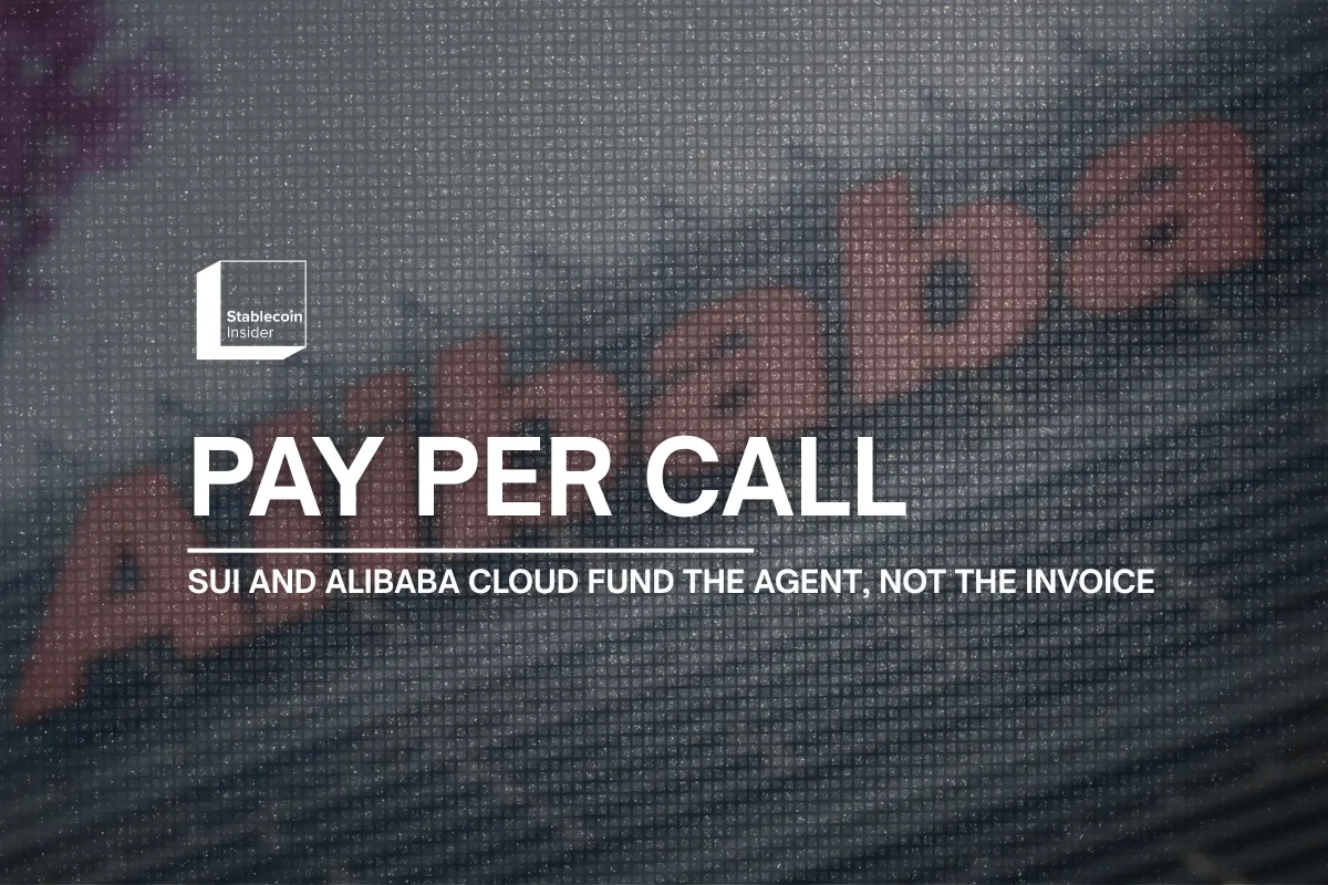Sui Lets AI Agents Pay Alibaba Cloud per Call Before the Demand Exists