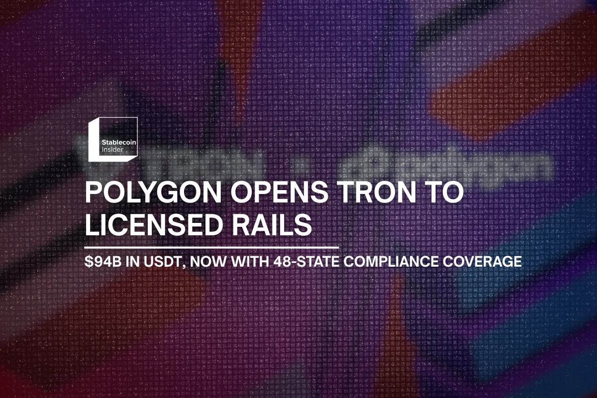 Polygon Takes Its Licensed Payment Rails to the Chain Holding Half of All USDT