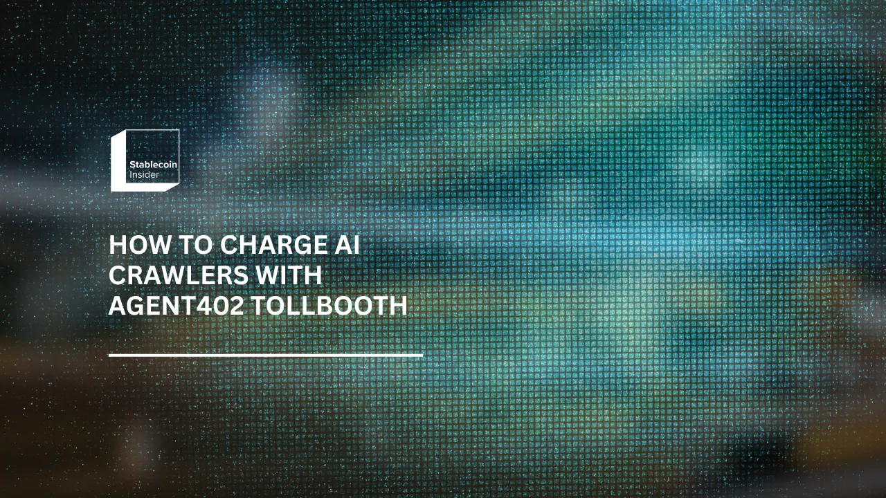 How to Charge AI Crawlers with Agent402 Tollbooth (2026)