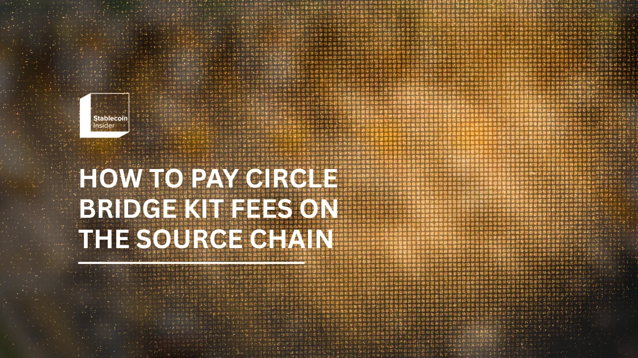 How to Pay Circle Bridge Kit Fees on the Source Chain (2026)