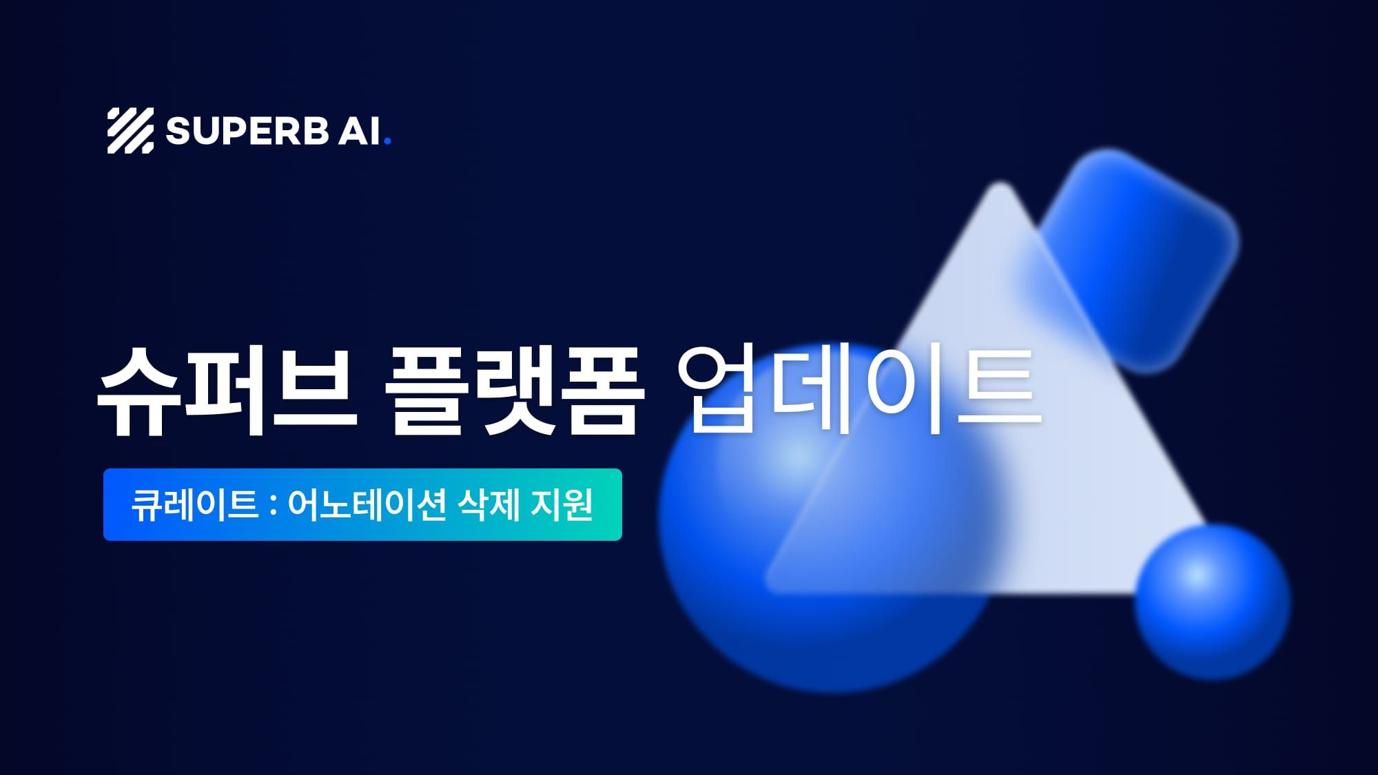데이터 클렌징이 더 쉬워졌습니다: 💁 슈퍼브 큐레이트에서 어노테이션 제거 기능 출시