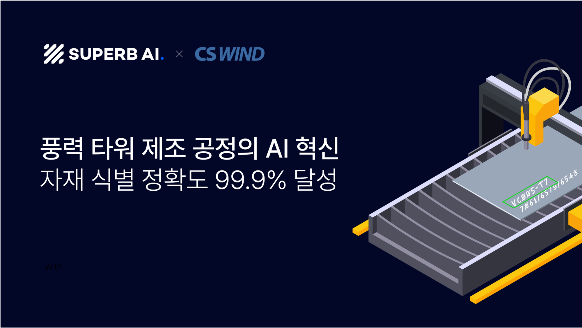 CS WIND, 슈퍼브에이아이와 NVIDIA 기술로 풍력 타워 제조 공정의 AI 혁신
