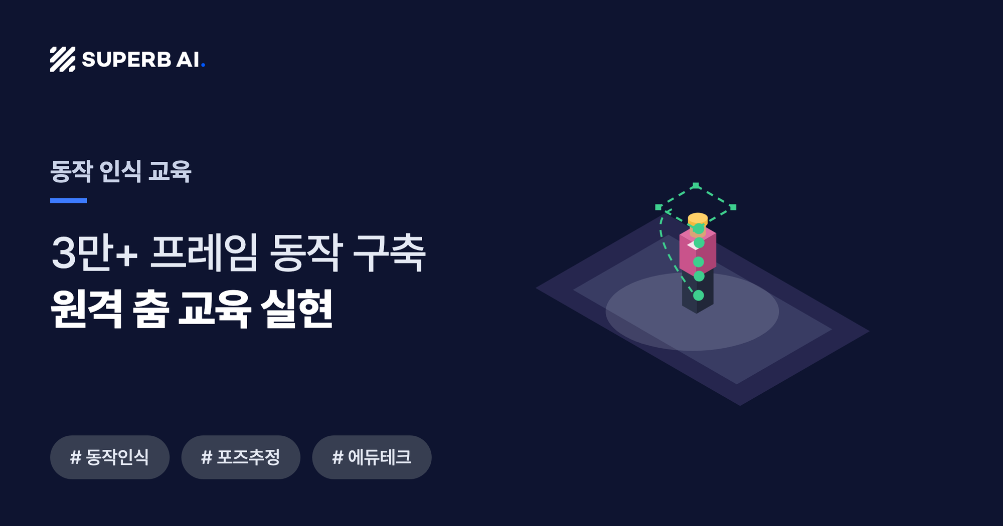 동작 인식 교육 사례 썸네일 — 원격 춤 교육 실현