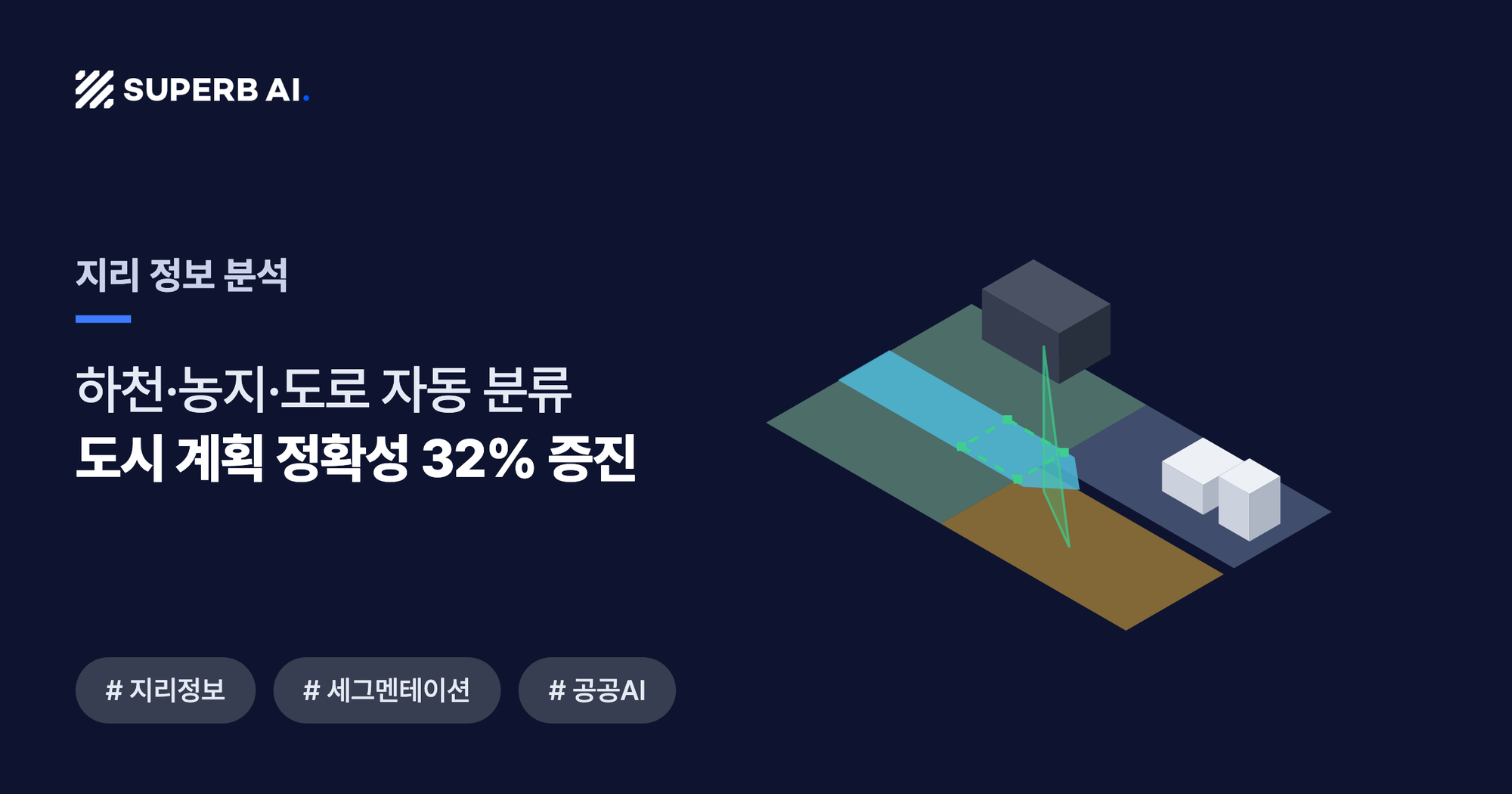 지리 정보 분석 사례 썸네일 — 도시 계획 정확성 32% 증진