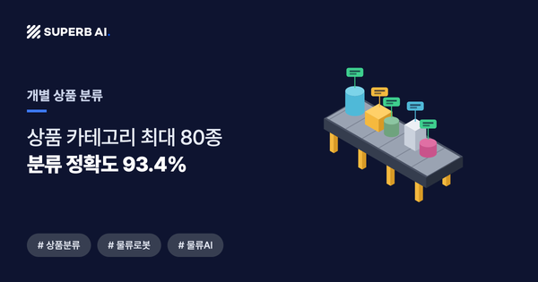 개별 상품 분류 사례 썸네일 — 분류 정확도 93.4%