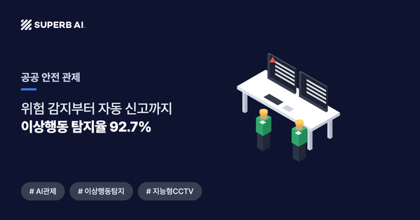 공공 안전 관제 사례 썸네일 — 이상행동 탐지율 92.7%