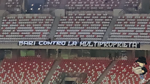 Coppa Italia, Curva Nord vuota  al San Nicola.