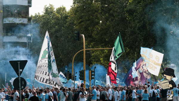 Bologna-Lazio: "Tutti con la maglia della Lazio".