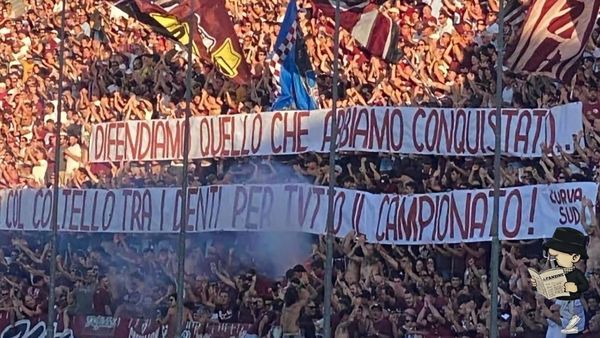 Arezzo, il messaggio della Curva Sud alla squadra.