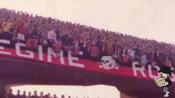 Torna lo storico striscione del Regime Rossonero 1981.