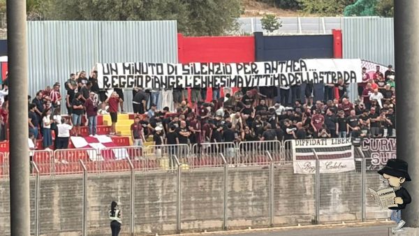 La Curva Sud piange la scomparsa di Anthea.