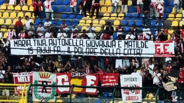 La Barletta Ultras per le vittime di via Roma.