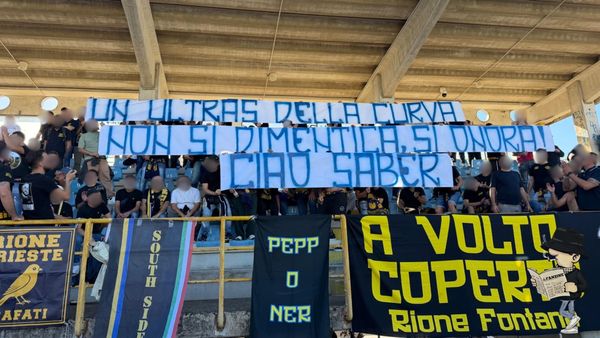 Un ragazzo della curva non si dimentica, si onora.