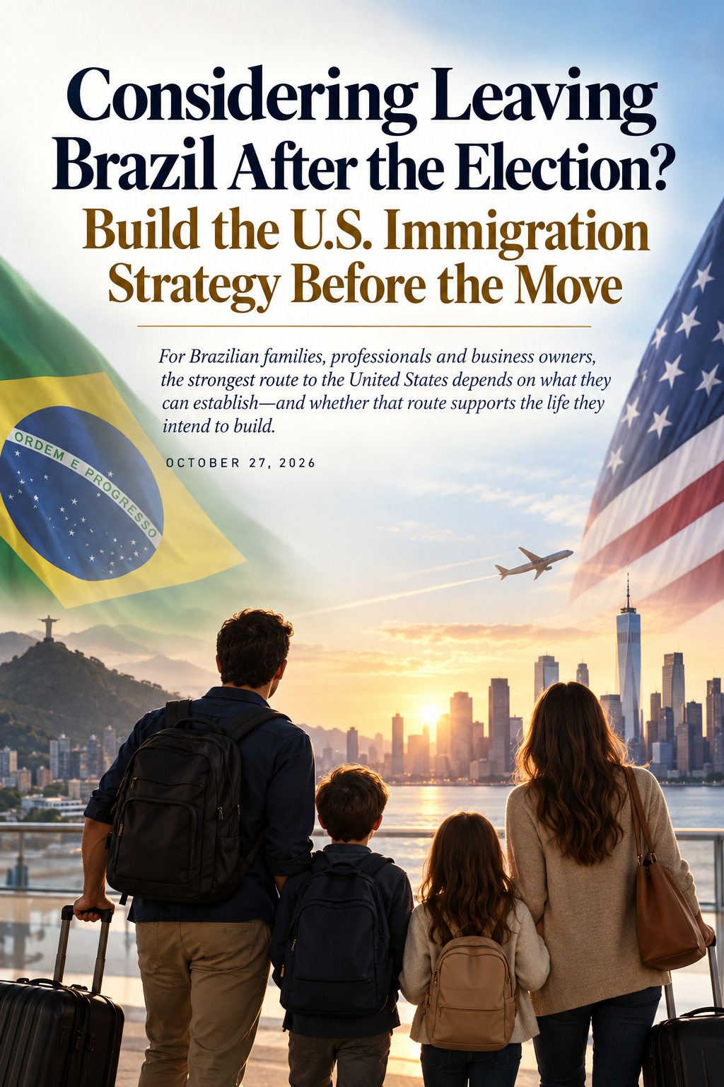Considering Leaving Brazil After the Election? Build the U.S. Immigration Strategy Before the Move