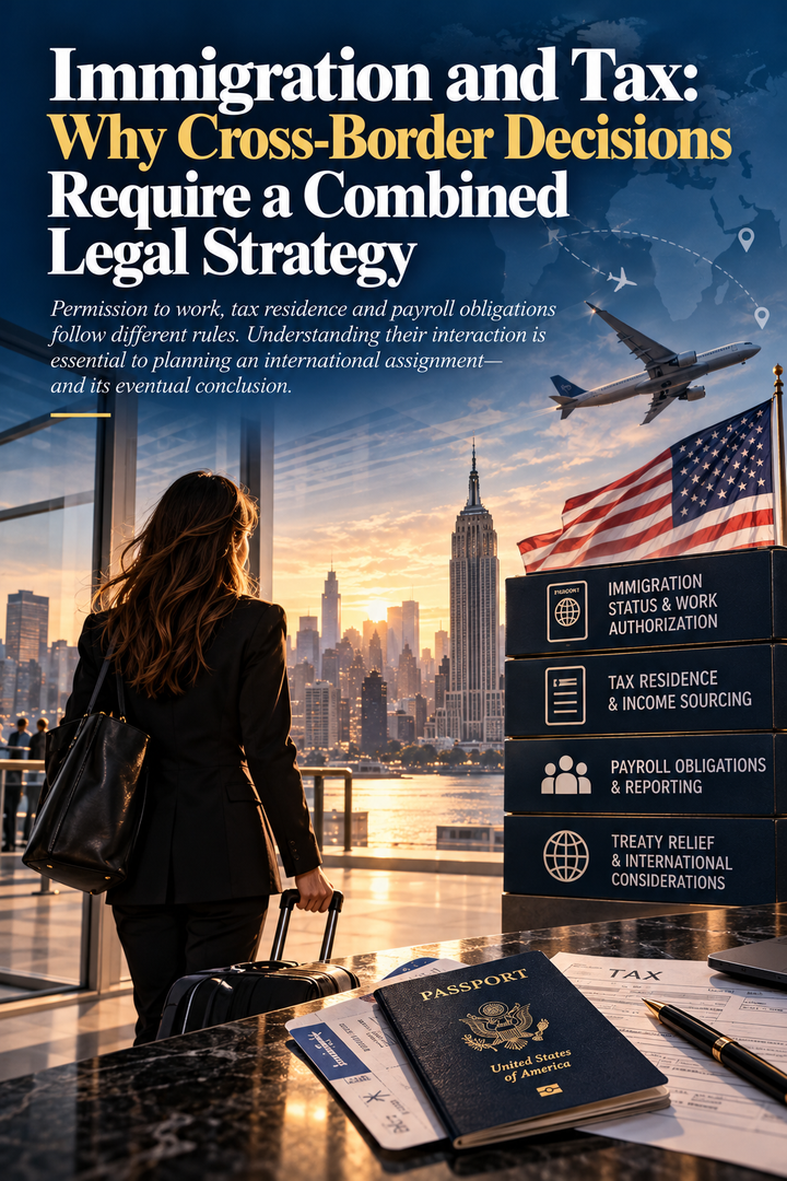 Immigration and Tax: Why Cross-Border Decisions Require a Combined Legal Strategy