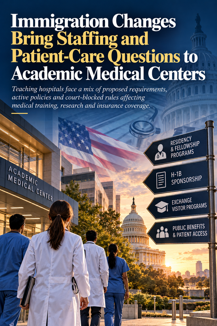 Immigration Changes Bring Staffing and Patient-Care Questions to Academic Medical Centers