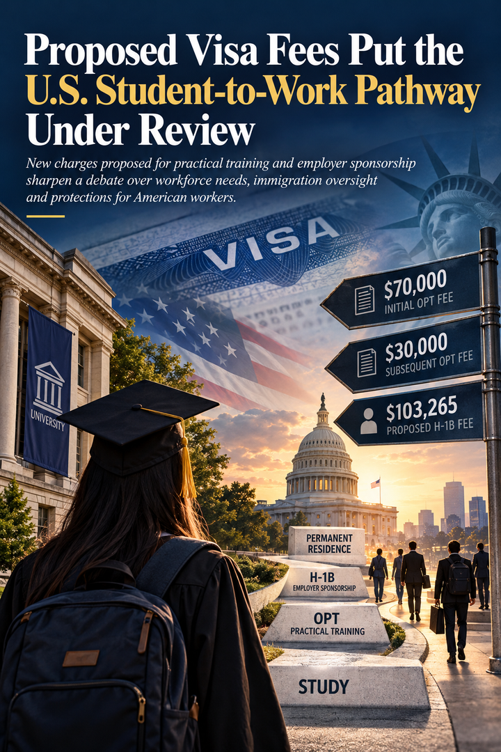 Proposed Visa Fees Put the U.S. Student-to-Work Pathway Under Review